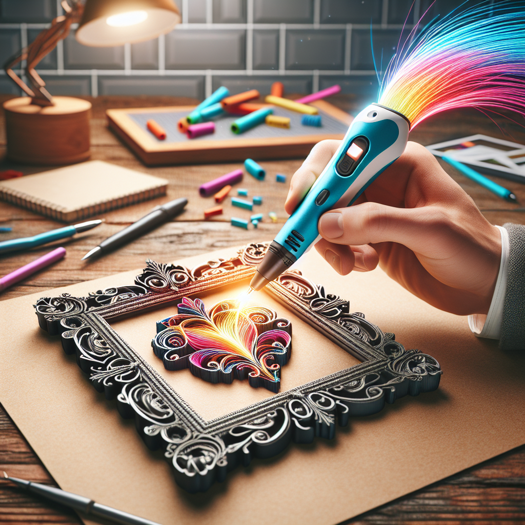 Can You Draw a Custom Picture Frame with a 3D Pen?
