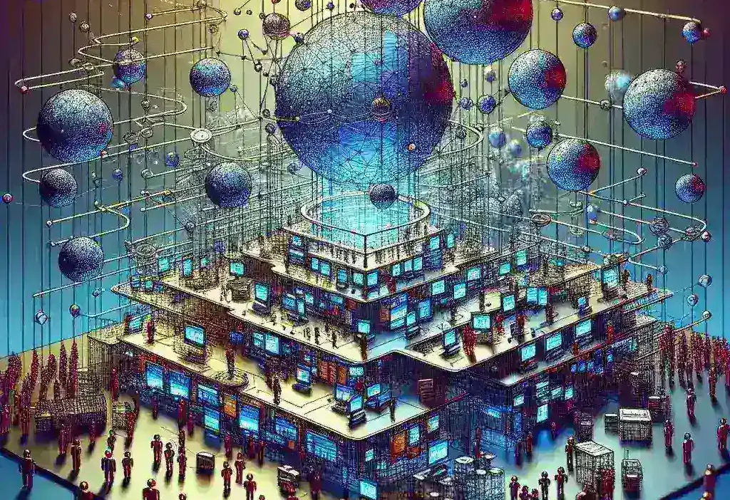 "Infographic illustrating the architecture of scalable multi-tenant SaaS web scraping platforms, featuring key components like data isolation, resource allocation, and performance optimization techniques."