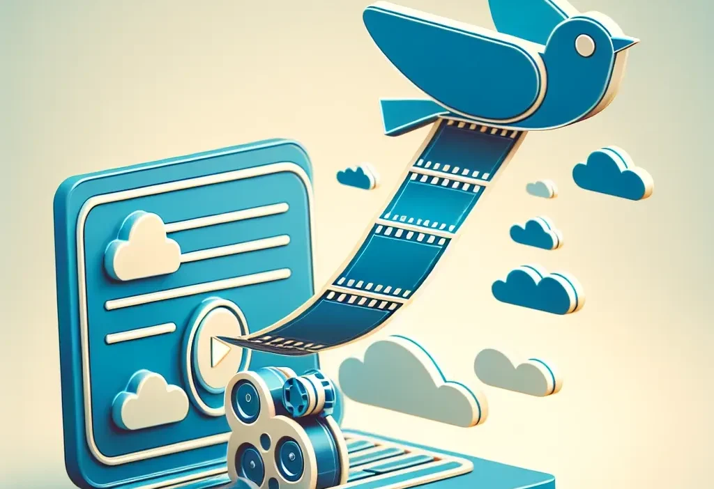 "An illustration of a user-friendly interface for a Twitter video downloader, showcasing easy navigation and features for downloading Twitter videos effortlessly."