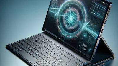 "Lenovo IdeaPad Duet 5i ChromeOS detachable laptop in vibrant colors, showcasing its sleek design and versatility for modern computing."
