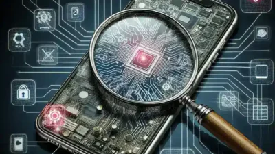 "Infographic illustrating key steps in identifying vulnerabilities in mobile apps, including security testing methods, best practices, and common mobile app vulnerabilities, featured in the article 'How to Identify Vulnerabilities in Mobile Apps: A Comprehensive Guide'."