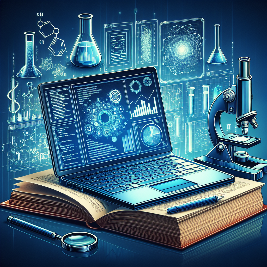 What makes a laptop suitable for scientific research and data processing?