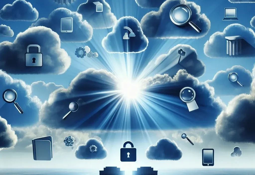 "Major cloud providers logo collage with transparency report documents highlighting government data request disclosures"