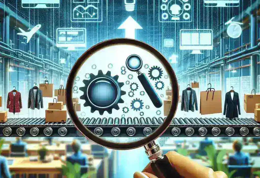 "Business professionals analyzing product reviews on a digital dashboard for effective monitoring and insights in a modern business environment"