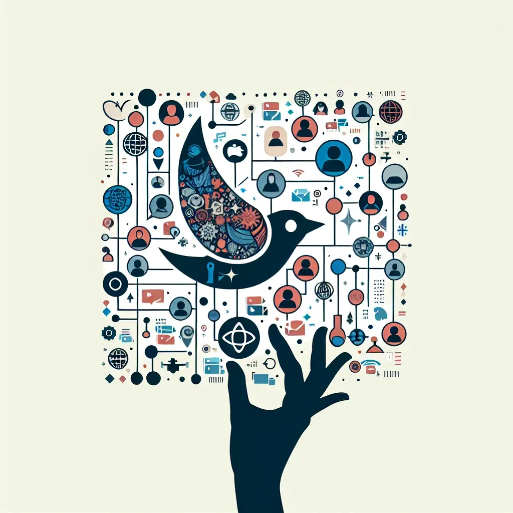 "Visual representation of sssTwitter's unique features, showcasing its user interface, trending topics, and interactive engagement tools, highlighting its impact on social media communication."