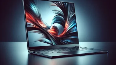"Close-up of the Dell XPS 13 laptop featuring Snapdragon X processor, showcasing its sleek design and high-resolution display, highlighted in the article about the best Windows ultraportable devices."