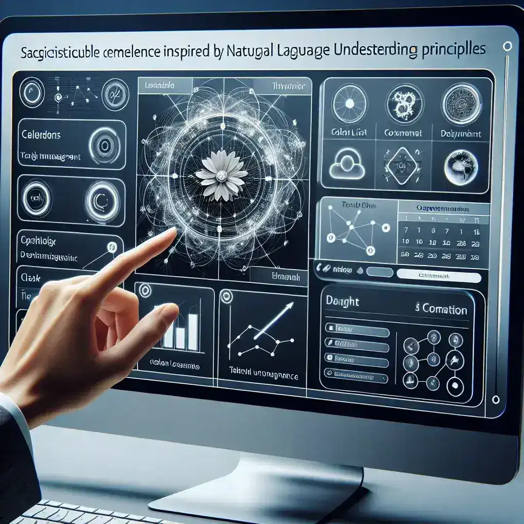 "User interface screenshot of Monday.com showcasing natural language task creation feature, illustrating enhanced user experience and streamlined workflow for project management."