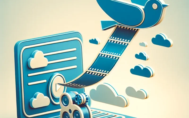 "An illustration of a user-friendly interface for a Twitter video downloader, showcasing easy navigation and features for downloading Twitter videos effortlessly."