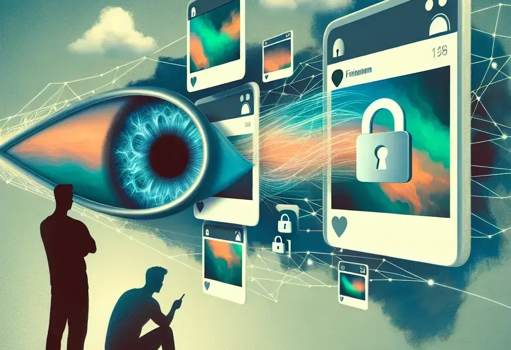 "Person using Instagram app to anonymously view stories, highlighting privacy protection features in the Ultimate Guide to Instagram Story Viewer."