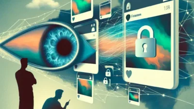 "Person using Instagram app to anonymously view stories, highlighting privacy protection features in the Ultimate Guide to Instagram Story Viewer."