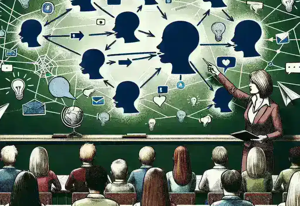 "Infographic illustrating the impact of educational campaigns on social media in countering rumors and misinformation, featuring statistics and strategies used to promote accurate information."