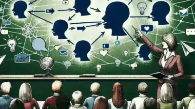 "Infographic illustrating the impact of educational campaigns on social media in countering rumors and misinformation, featuring statistics and strategies used to promote accurate information."